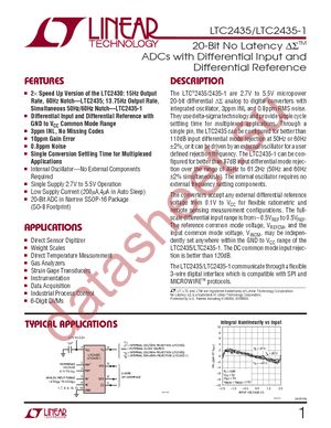 LTC2435-1IGN datasheet  